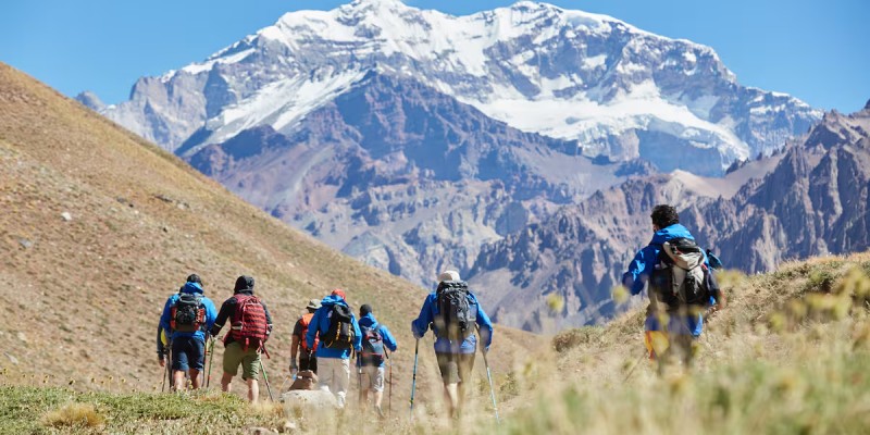 Trekking na Cordilheira dos Andes