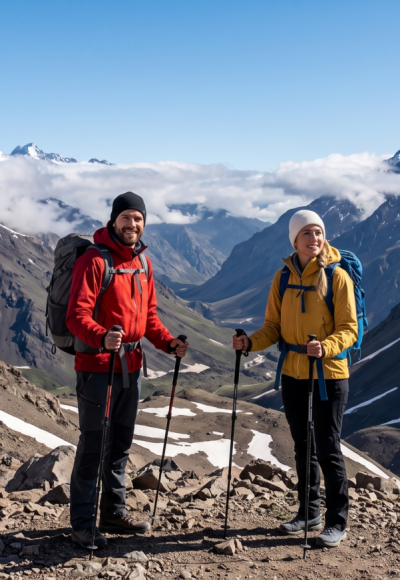 Trekking Parque Cordón del Plata: Las Veguitas e Acampamento Base